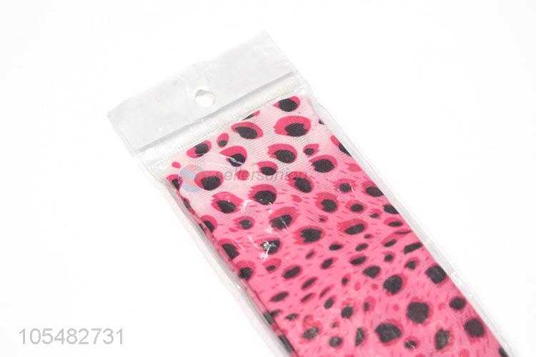 Good quality fashion pink leopard hair band/headband