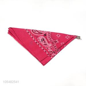 Wholesale new style 60*60cm printed polyester bandanas/kerchief