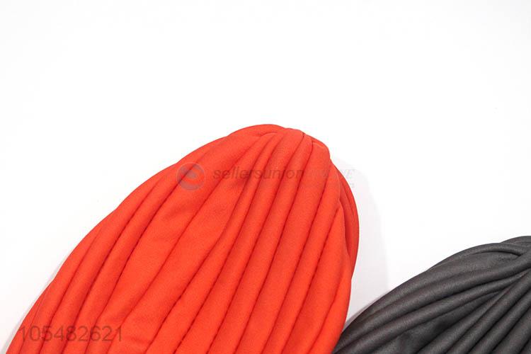 Top manufacturer pleated polyester bandanas