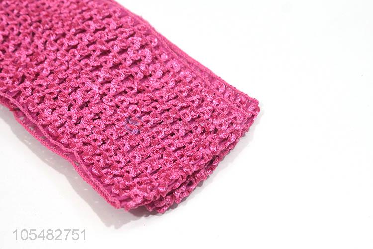 New design rose red knitted hair band/headband