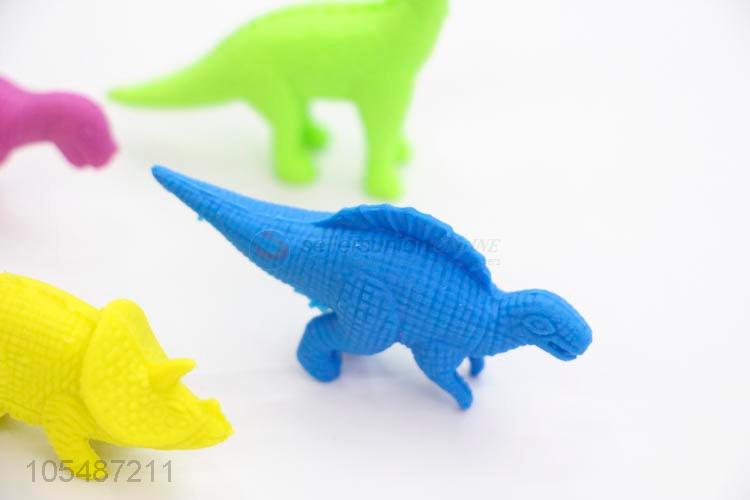 Good quality dinosaur shape colorful children erasers