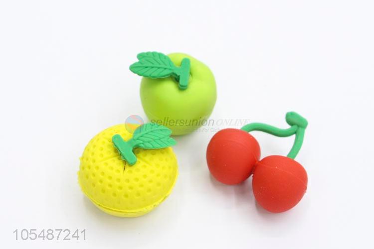 High-grade fruit shape children erasers