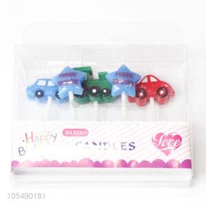 China Factory Car Design Birthday Cake Candles for Kid