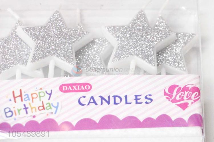 Factory Wholesale Five Star Sticks Design Cake Candles