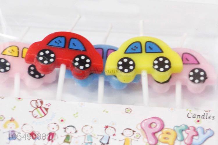 Most Popular Cartoon Car Shape Birthday Candles for Boys