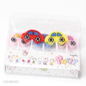 Most Popular Cartoon Car Shape Birthday Candles for Boys