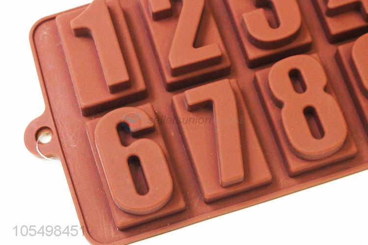 Direct Price Number Shaped Silicone Chocolate Molds