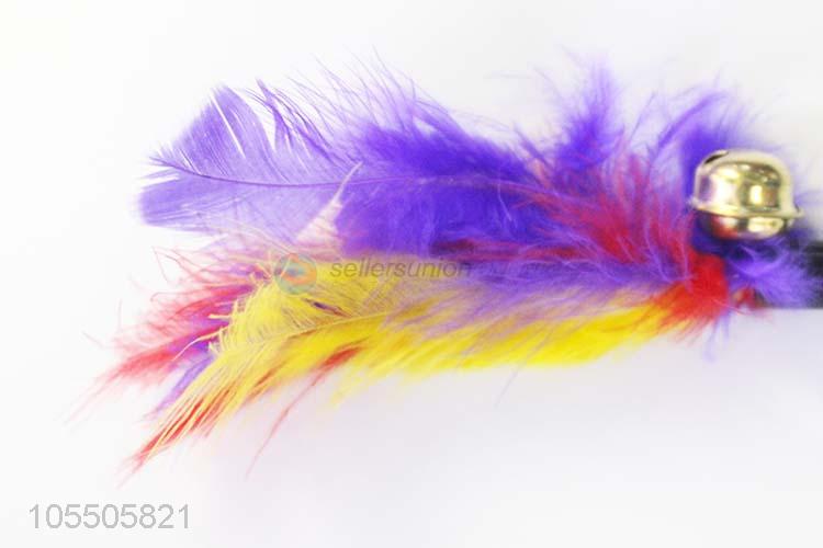 Eco-friendly Pet Cat Plastic Feather Toys