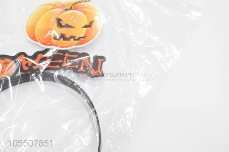 Wholesale Halloween Pumpkin Hair Hoop Hair Clasp