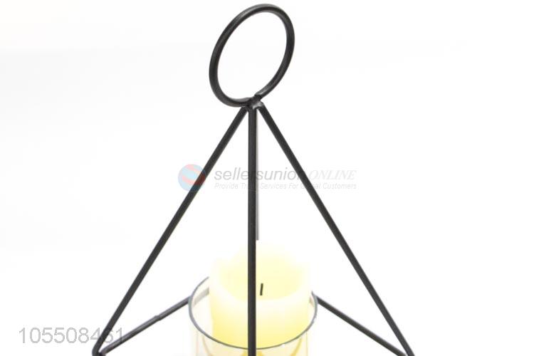 Top quality home decor iron art metal candle holder