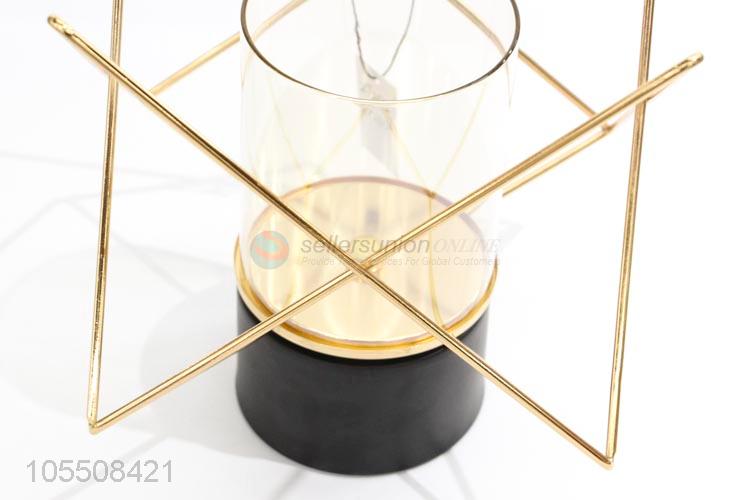 Recent design home decor furnishing article iron candlestick