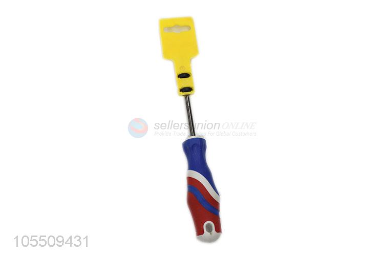 China Manufacturer Safety Slotted Screwdriver with Soft Handle