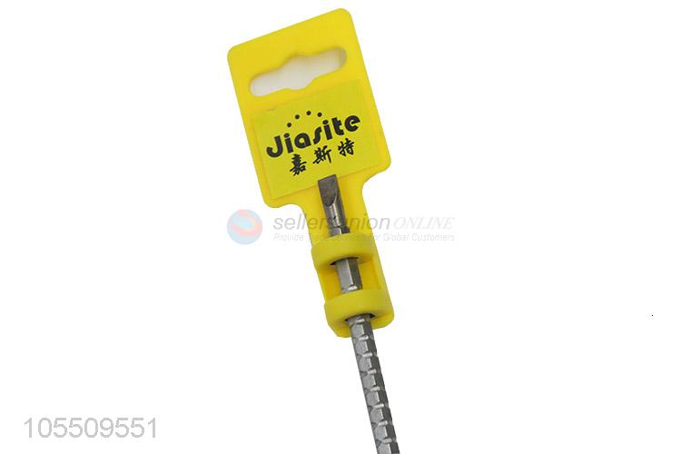 Cheap Professional Safety Slotted Screwdriver with Loading Hole