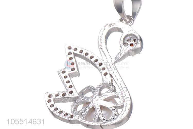 Elegant Swan Shape Necklace Pendant Best Jewelry Accessories