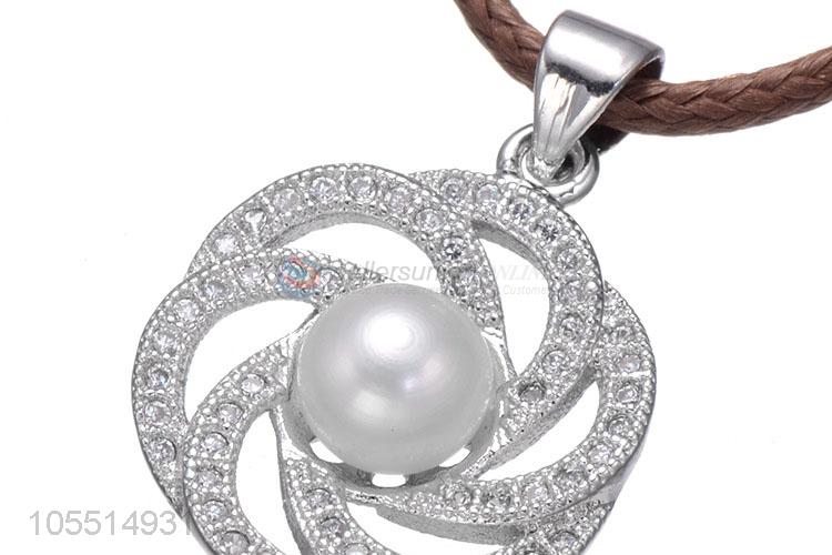 Hot Flower Shape Diamond Necklace Pendant DIY Fashion Accessories