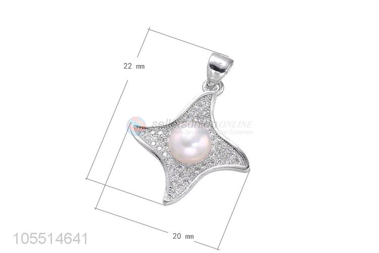 Fashion Jewelry Accessories Inlay Zircon Necklace Pendant