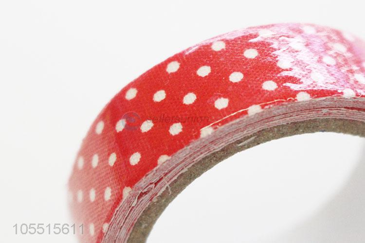 Bottom price decorative fabric tape printed adhesive tape