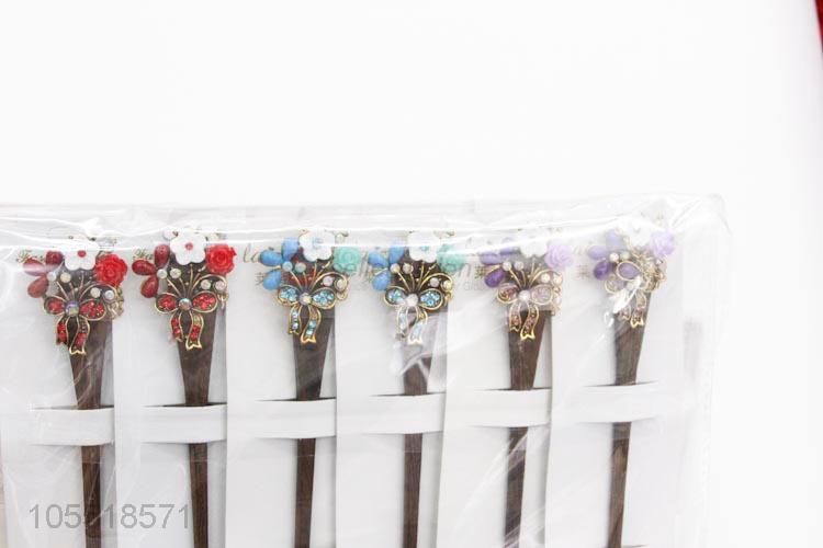 Special Design Vintage Style Alloy Shell Flower Hairpins  Hair Accessories