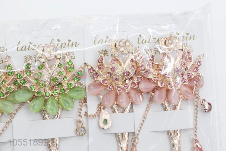 New Useful Fashion Women Hair Stick Bobby Pin Flower Hairpin