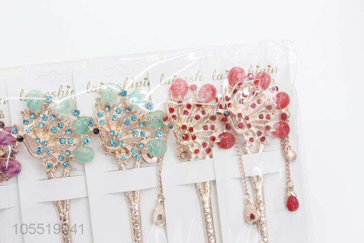 Eco-friendly Elegant Charm Hairpin Rhinestone Hair Stick