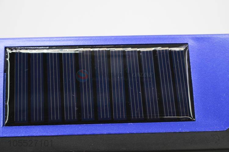 Bottom price portable rechargeable solar powerrd fan with led light