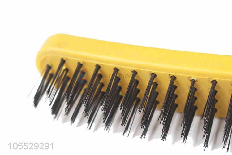 Good quality machine cleaning steel wire brush with handle