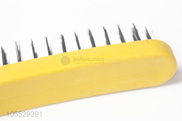 Good quality machine cleaning steel wire brush with handle