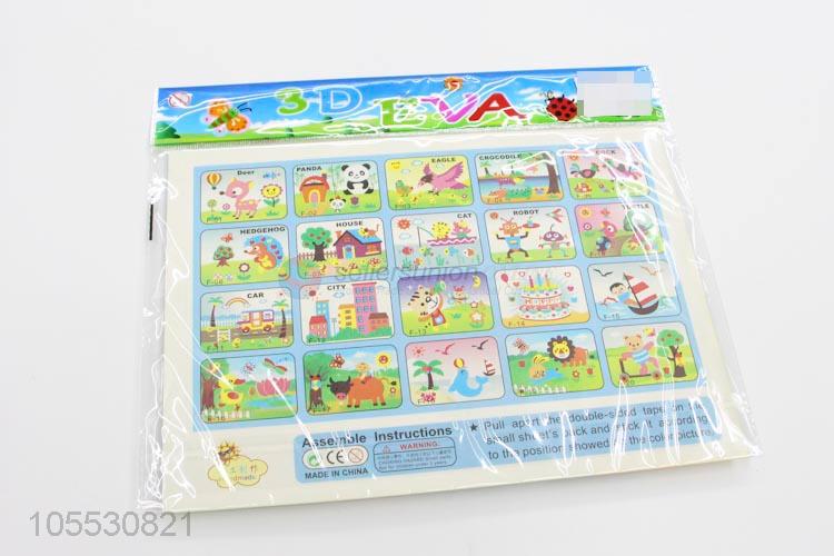 Wholesale 3D Picture Collages Educational Puzzle Stickers