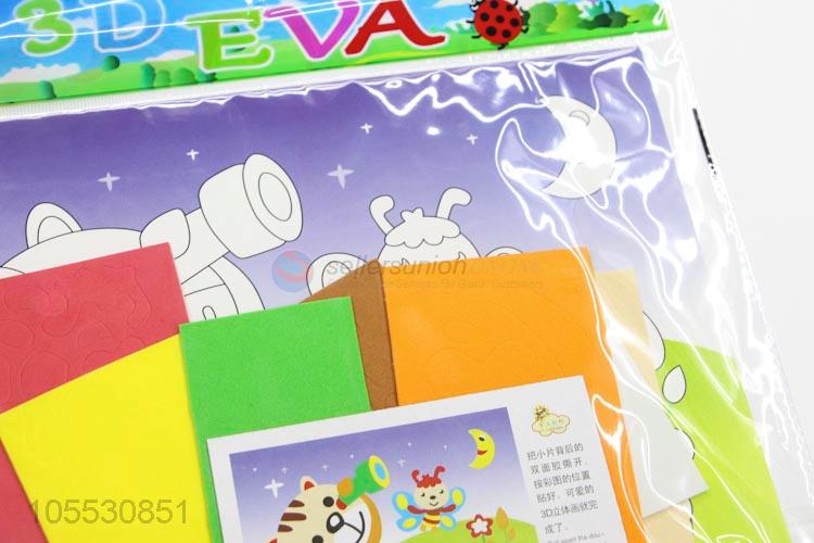 Popular Children Educational Stickers DIY Mosaic Picture Collage