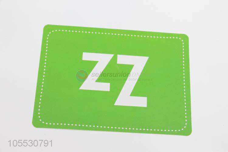 Color Printing Flashcards Educational Alphabetical Card