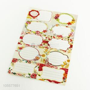 Hot Sale 5PC Paper Label Sticker