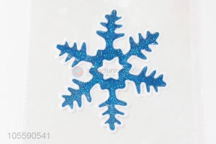 Best Quality Colorful Snowflake Shape Jelly Sticker Christmas Decoration