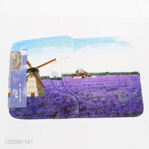 Wholesale Top Quality Lavender 3pcs Bathroom Anti-slip Mat Set