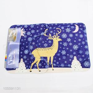 Cute Design Cartoon Elk Pattern Bathroom Mat Set