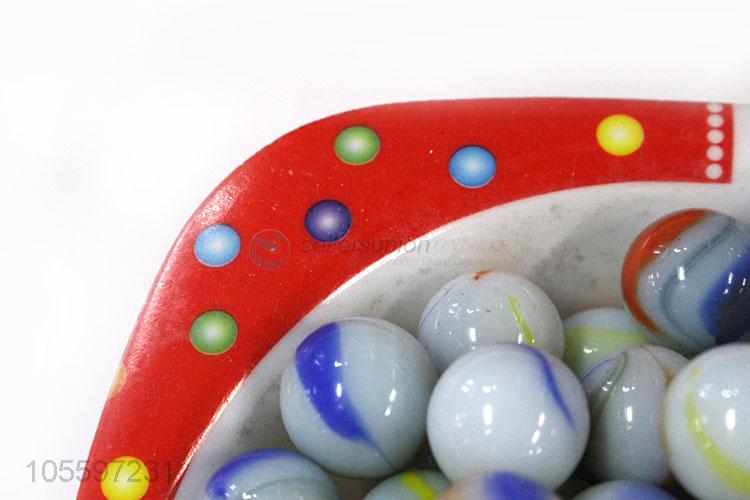 New Arrival Cream Toy Glass Ball Fashion Glass Marbles