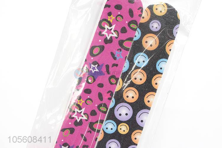 Suitable Price 2pcs Cartoon Nail Files Nail Art Salon Tools