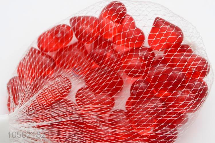 Excellent Quality Red Love Shape Acrylic Decoration Crafts