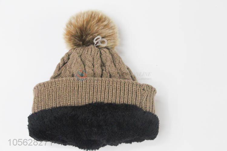 Fashion Pom Pom Hat Ladies Winter Warm Beanie Hats
