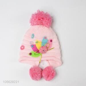 New Arrival Kids Cute Knitted Beanie Colorful Winter Warm Cap