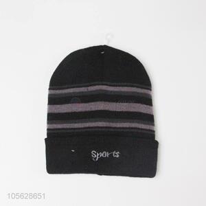 Good Quality Acrylic Knitted Beanie Cap For Man