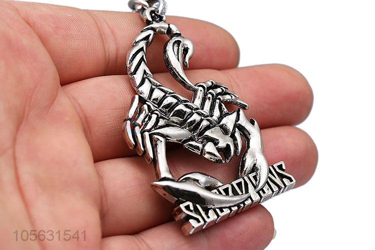 Good Sale Simulation Scorpion Model Zinc Alloy Key Chain