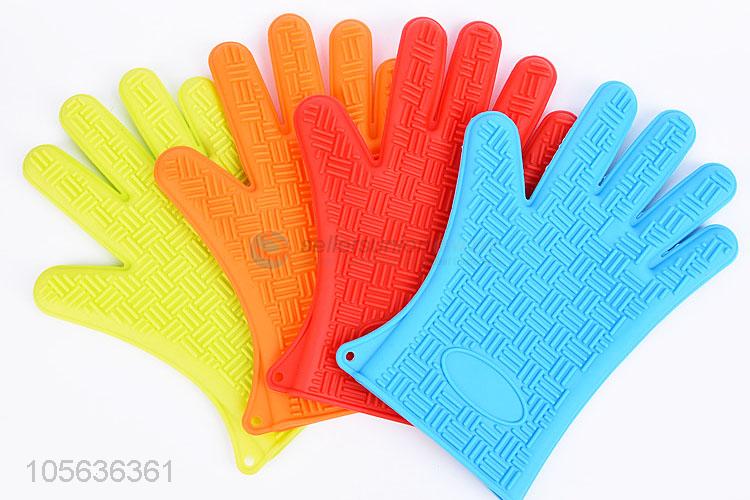 Wholesale 151g High Temperature Resistant Silicone Gloves Baking Gloves