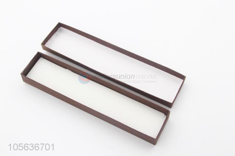 Premium quality rectangle printed paper gift box with ribbon