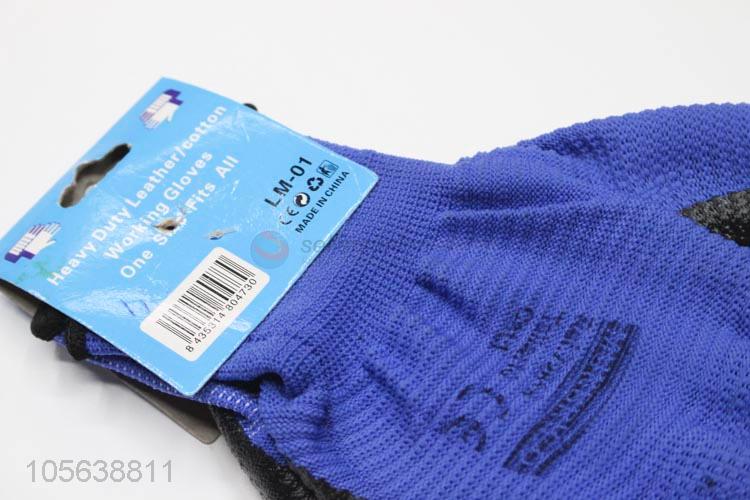 Wholesale promotional latex coated cotton gloves work gloves