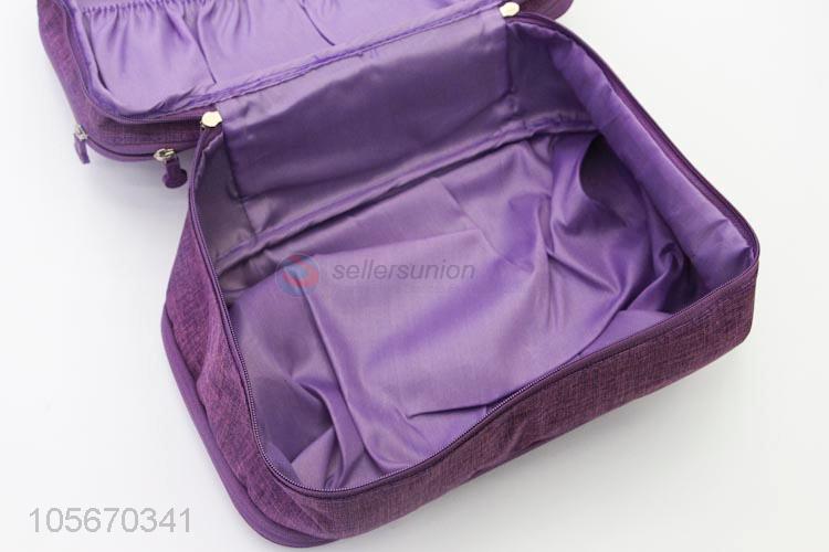 Latest Polyester Cosmetic Bag Best Travel Makeup Bag