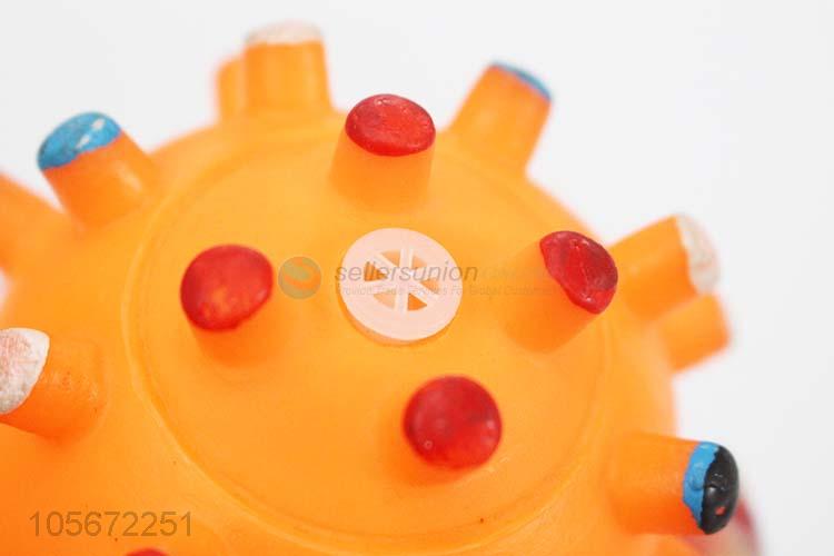 China Manufacturer Ball Shape Resistant To Bite Pet Squeak Toys