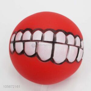Chinese Factory Tooth Ball Pet Squeak Toys