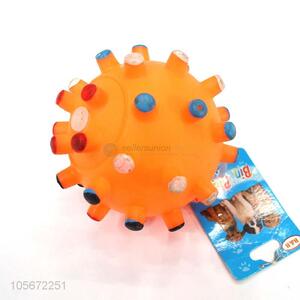 China Manufacturer Ball Shape Resistant To Bite Pet Squeak Toys