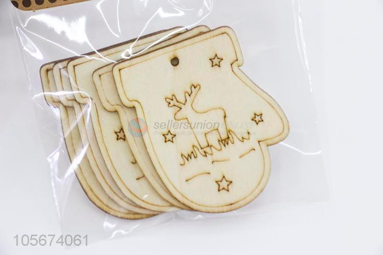 Good Quality Wooden Christmas Decorative Sheet Fashion Ornament