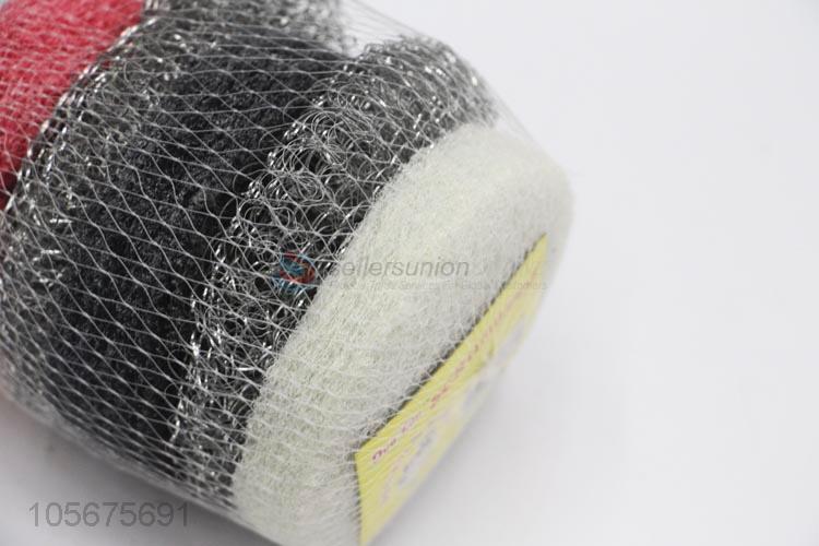 Promotional custom kitchen steel wire clean ball and scrubbing block set